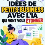 Femme en train de travailler sur un projet d'IA pour générer des revenus