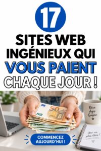 Femme utilisant un ordinateur pour découvrir des sites de gains