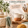 Tendance de style fait main de 2026 mettant en avant des créations artisanales