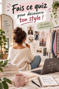 Quiz sur le style de vie avec des questions engageantes et des réponses variées.