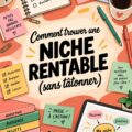 Femme souriante réfléchissant à une idée d'entreprise dans un cadre chaleureux.