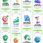 Capture d'écran de l'application Wise montrant des transferts d'argent internationaux.