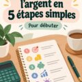 Femme réfléchissant à son budget personnel avec des documents financiers.