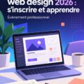 Visuel de la conférence web design 2026 avec des intervenants et des participants