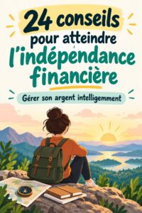 Femme souriante assise à une table avec un carnet, planifiant ses finances personnelles