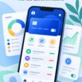 Visuels colorés illustrant des designs de réseaux sociaux pour les finances personnelles.