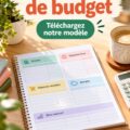 Modèle de planificateur de budget 2025, mettant en avant une interface conviviale et colorée