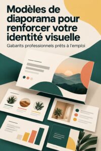 Diaporama coloré renforçant une identité visuelle unique