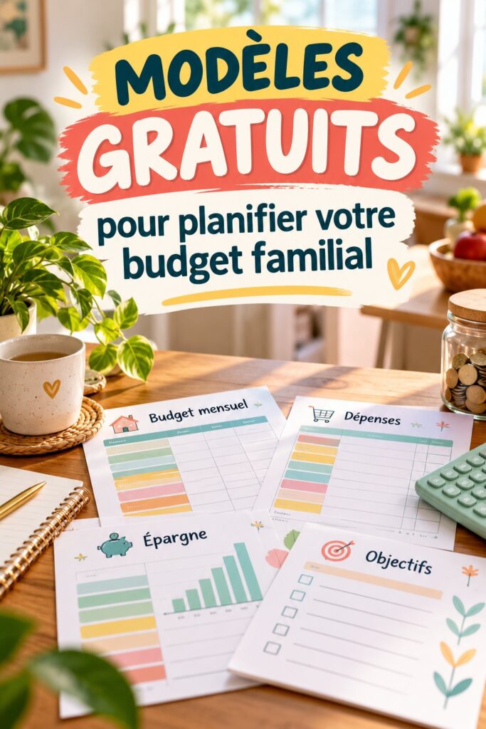 Modèles gratuits pour budget familial sur un bureau