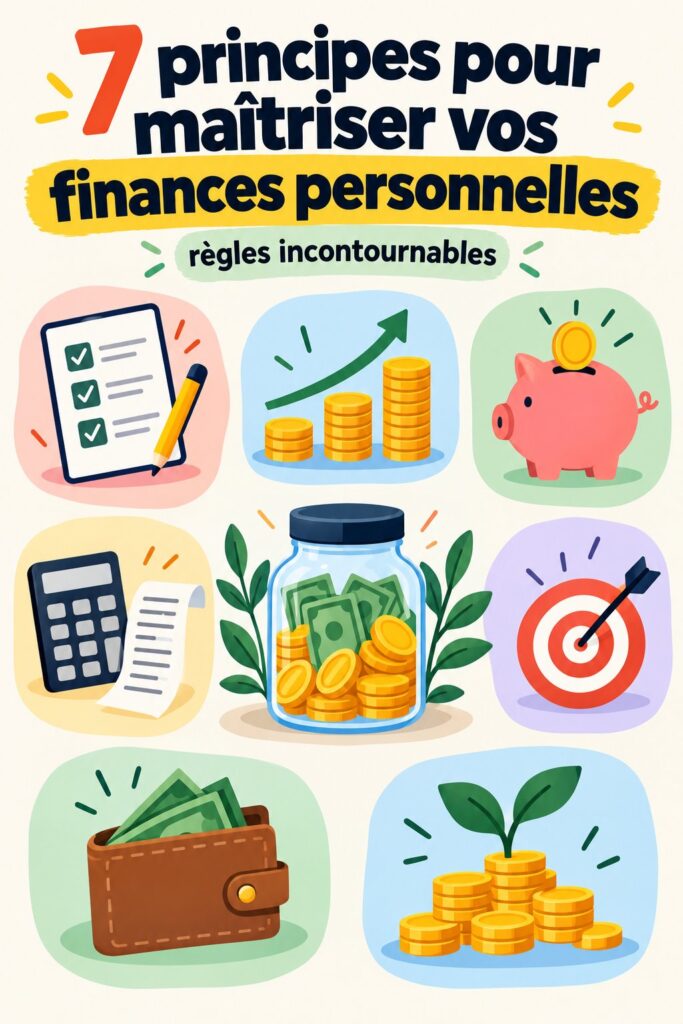 Femme souriante consultant ses finances personnelles avec un ordinateur, reflétant la gestion budgétaire