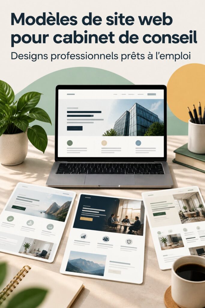 Modèle de site web exemplaire pour services financiers.